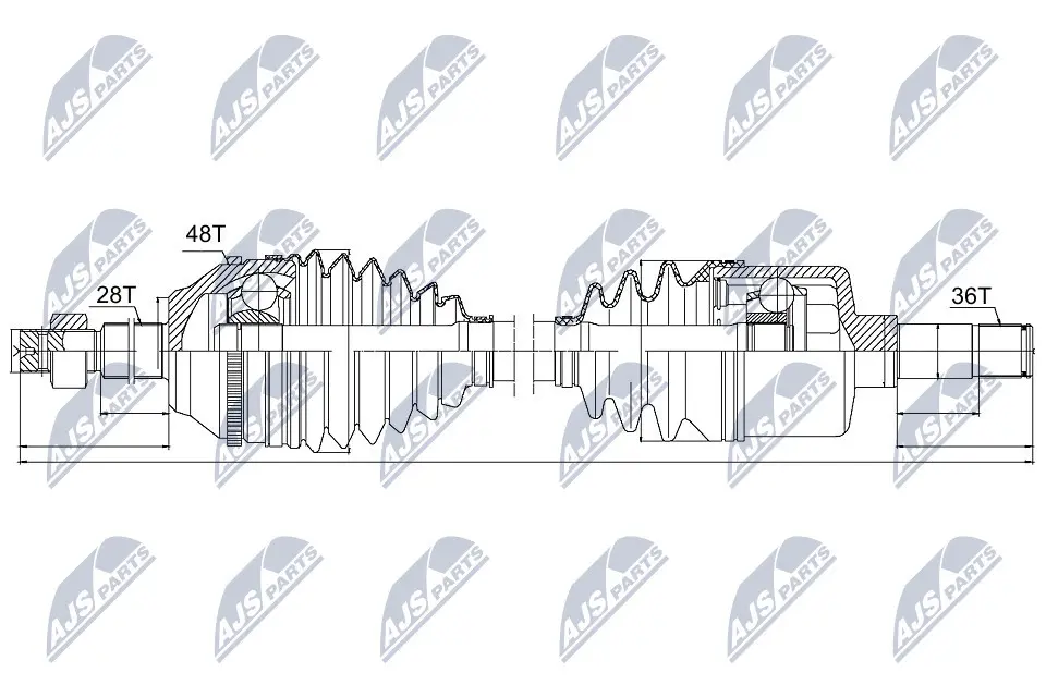 Drive Shaft (NPW-FR-042)