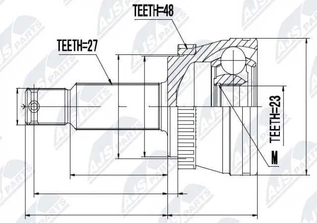 Joint Kit, drive shaft (NPZ-HY-528)