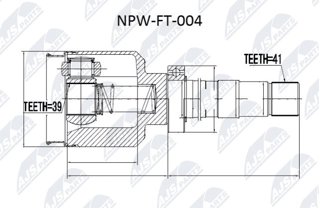 Joint Kit, drive shaft (NPW-FT-004)