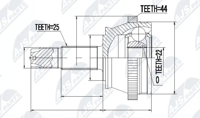 Joint Kit, drive shaft (NPZ-FT-015)