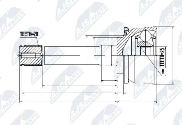 Joint Kit, drive shaft (NPZ-MS-007)