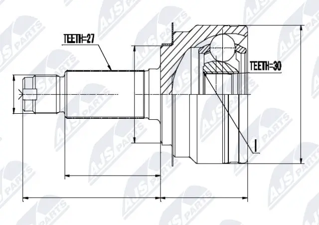 Joint Kit, drive shaft (NPZ-SB-024)