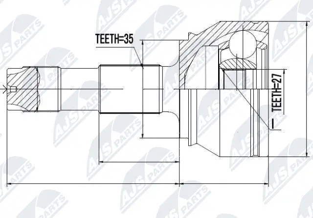 Joint Kit, drive shaft (NPZ-FT-037)