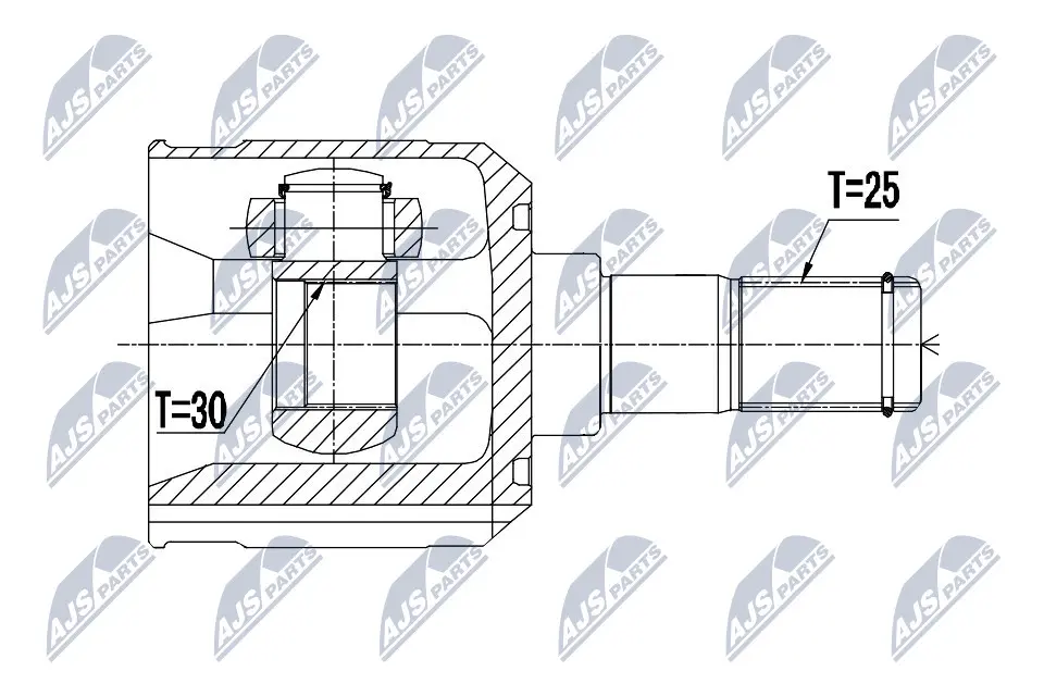 Joint Kit, drive shaft (NPW-HY-501)