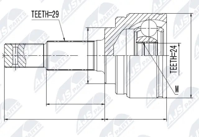 Joint Kit, drive shaft (NPZ-NS-065)