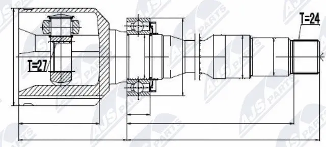 Joint Kit, drive shaft (NPW-TY-029)