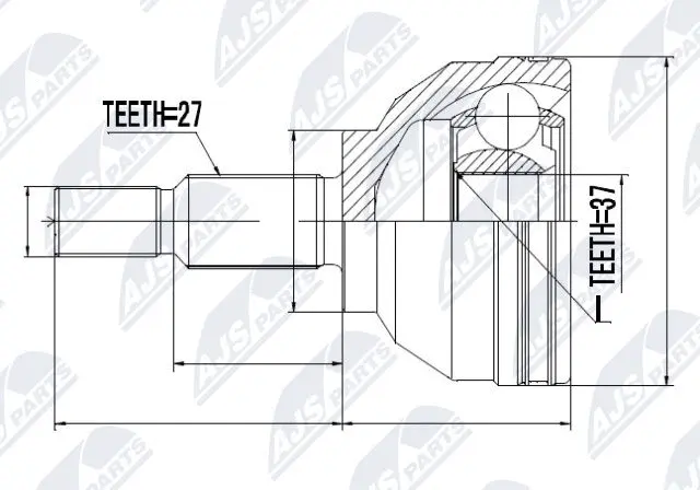 Joint Kit, drive shaft (NPZ-RE-016)