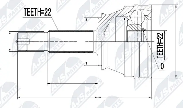 Joint Kit, drive shaft (NPZ-FT-021)
