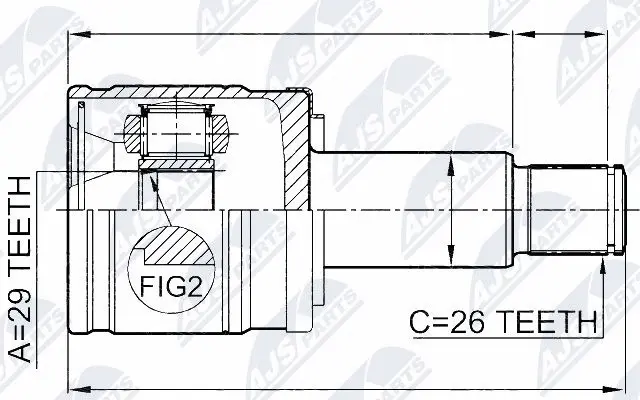 Joint Kit, drive shaft (NPW-SU-005)