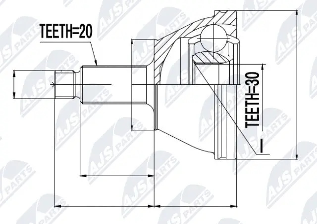 Joint Kit, drive shaft (NPZ-SK-003)