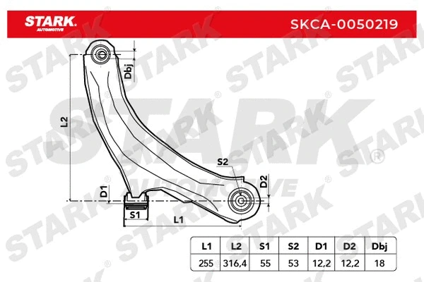 Control/Trailing Arm, wheel suspension
