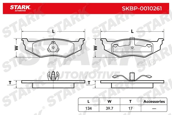 Brake Pad Set, disc brake