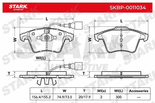 Brake Pad Set, disc brake