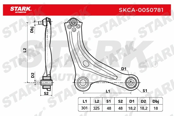 Control/Trailing Arm, wheel suspension