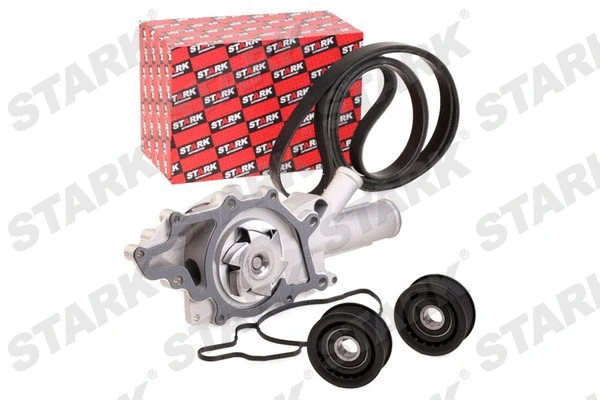 Water Pump + V-Ribbed Belt Kit