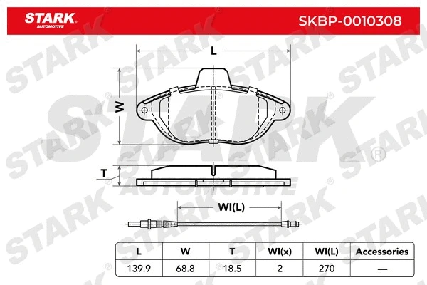 Brake Pad Set, disc brake