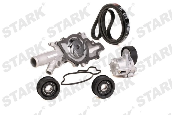 Water Pump + V-Ribbed Belt Kit