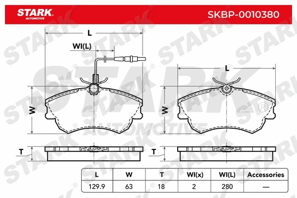 Brake Pad Set, disc brake