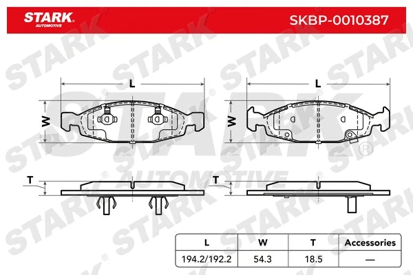 Brake Pad Set, disc brake