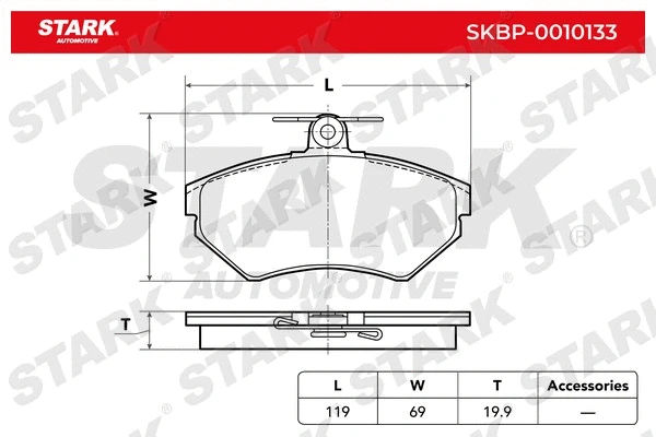 Brake Pad Set, disc brake
