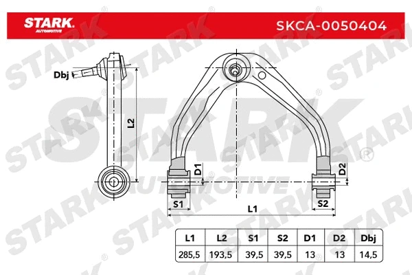 Control/Trailing Arm, wheel suspension