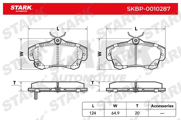 Brake Pad Set, disc brake