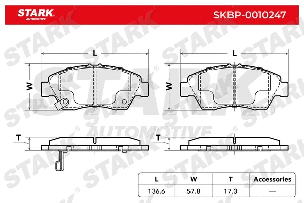 Brake Pad Set, disc brake