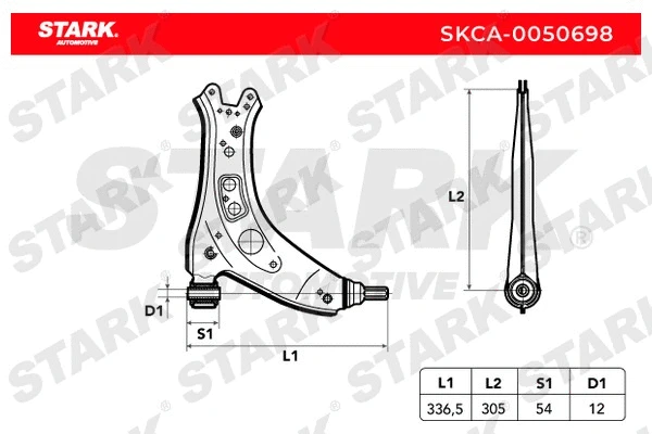 Control/Trailing Arm, wheel suspension