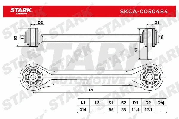 Rod/Strut, wheel suspension