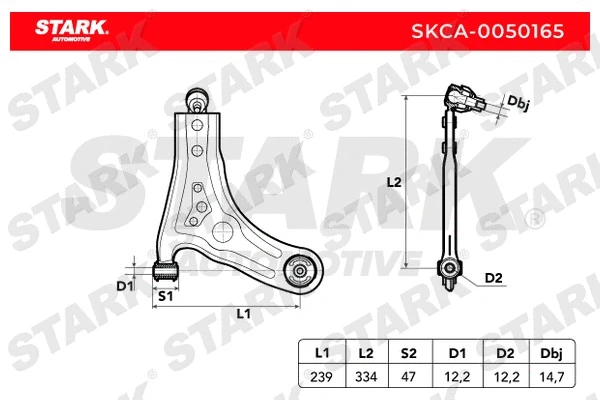 Control/Trailing Arm, wheel suspension