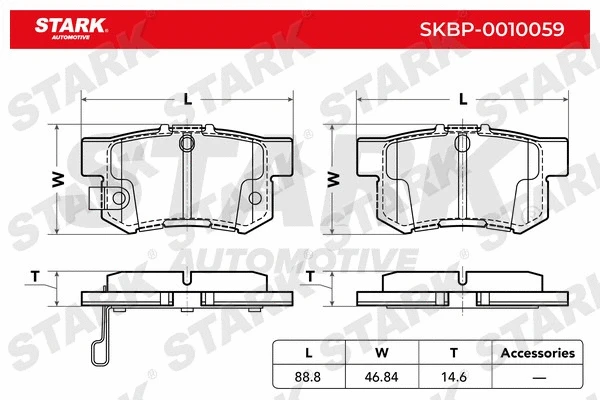 Brake Pad Set, disc brake