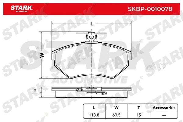 Brake Pad Set, disc brake