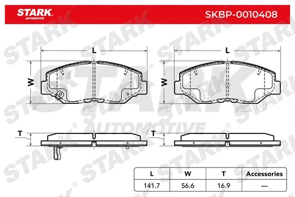 Brake Pad Set, disc brake