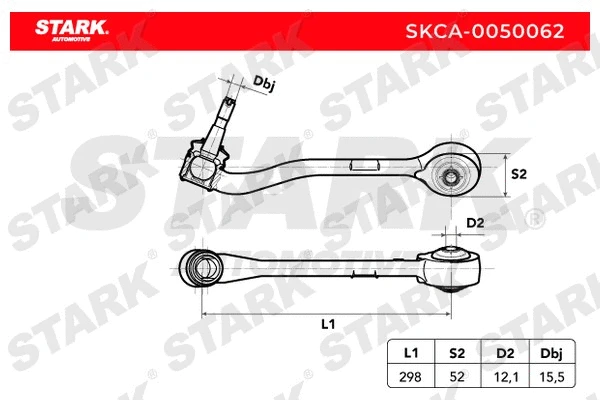 Control/Trailing Arm, wheel suspension