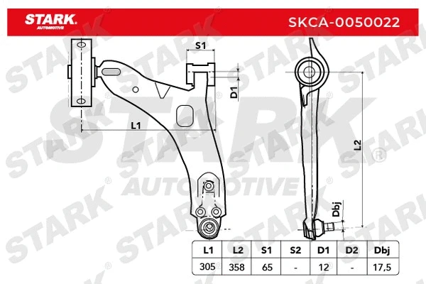 Control/Trailing Arm, wheel suspension
