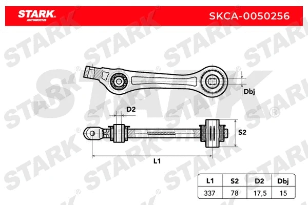 Control/Trailing Arm, wheel suspension