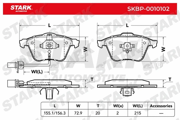 Brake Pad Set, disc brake