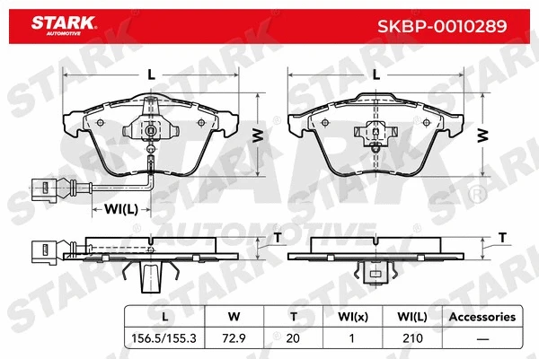 Brake Pad Set, disc brake