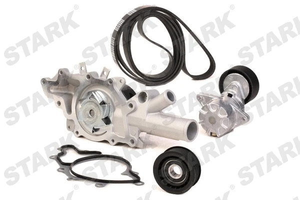 Water Pump + V-Ribbed Belt Kit