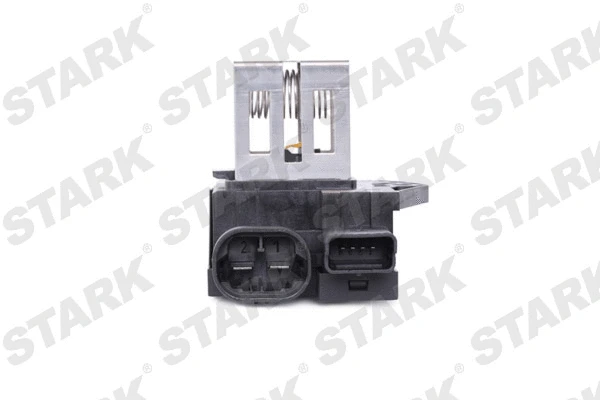 Series resistor, electric motor (radiator fan)