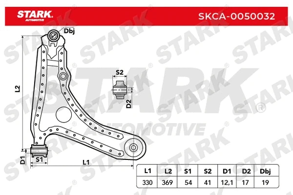 Control/Trailing Arm, wheel suspension