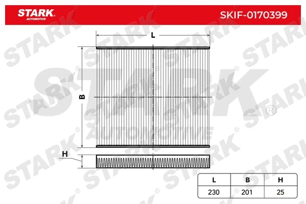 Filter, cabin air (SKIF-0170399)