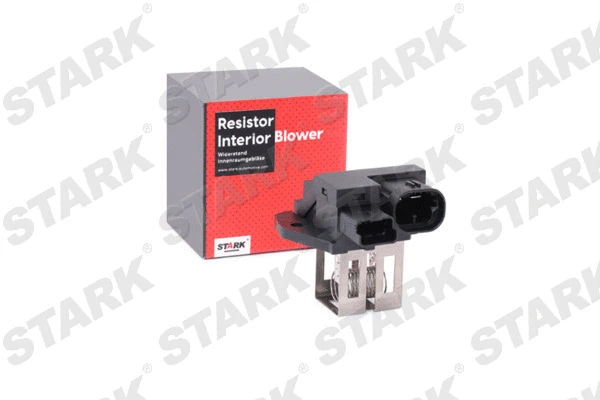 Series resistor, electric motor (radiator fan)