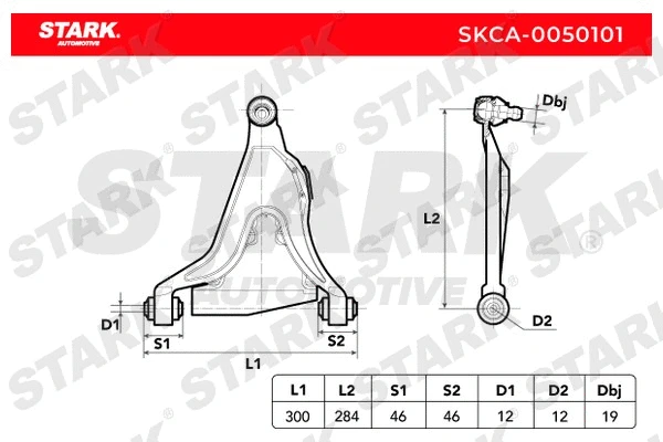 Control/Trailing Arm, wheel suspension