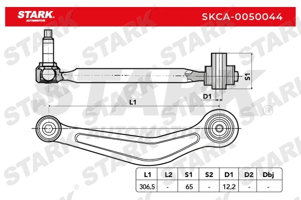 Control/Trailing Arm, wheel suspension