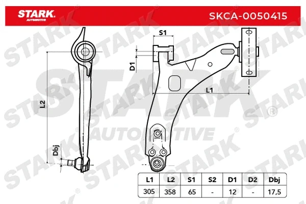 Control/Trailing Arm, wheel suspension