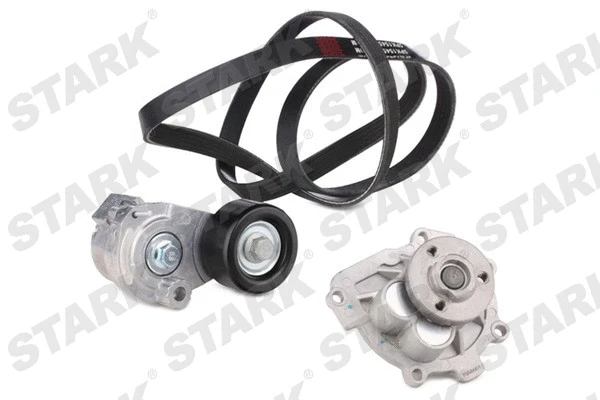 Water Pump + V-Ribbed Belt Kit