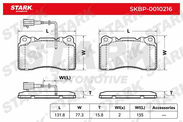Brake Pad Set, disc brake
