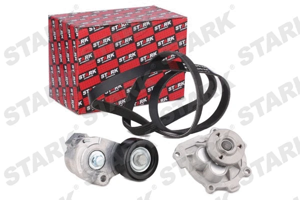 Water Pump + V-Ribbed Belt Kit