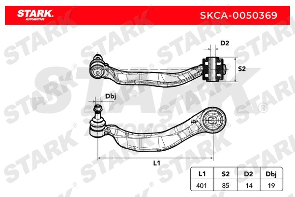 Control/Trailing Arm, wheel suspension